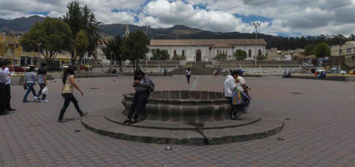 La Plaza de Cotocollao se levanta sobre los restos de un asentamiento prehisp&aacute;nico.