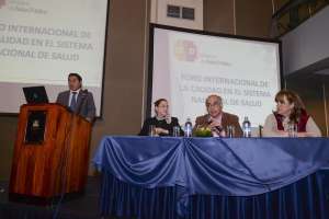 En Quito se cumple Primer Foro Internacional de calidad en salud. Foto: Daniel Molineros/EL TEL&Eacute;GRAFO.