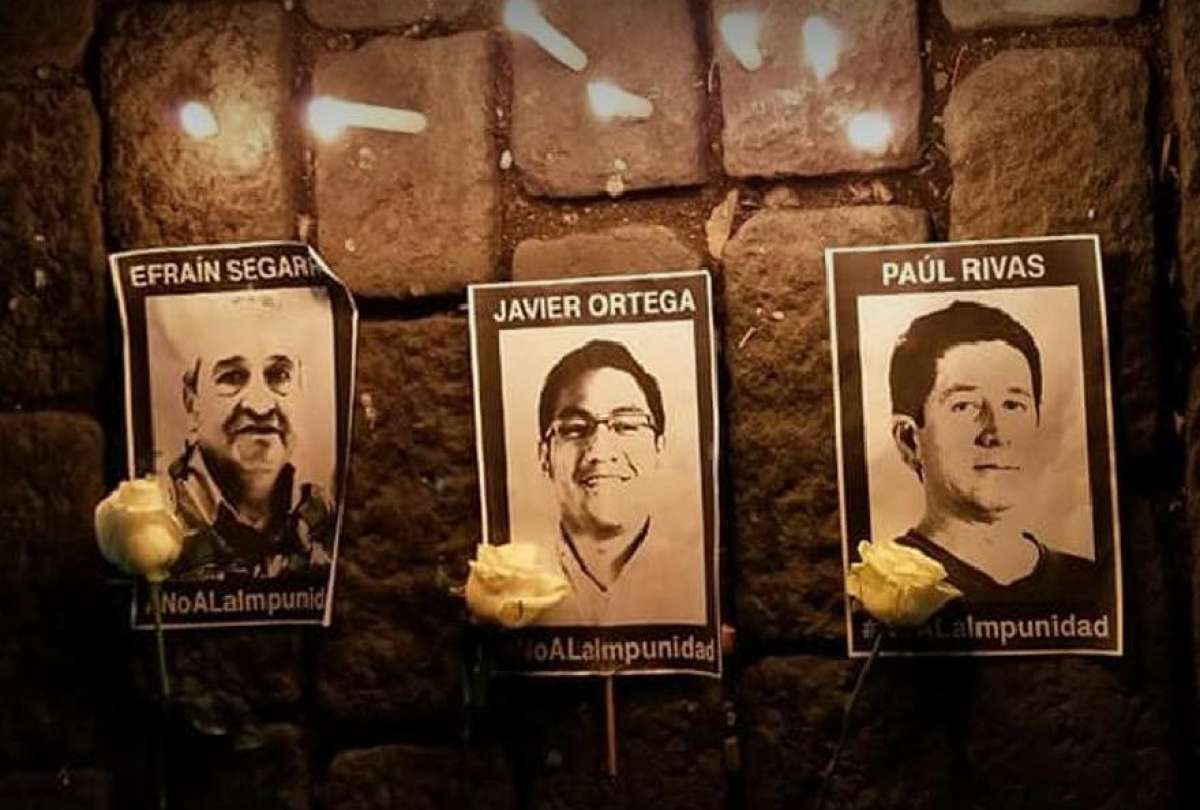 Un equipo periodístico de El Comercio fue secuestrado y asesinado por disidentes de las Farc en abril de 2018.