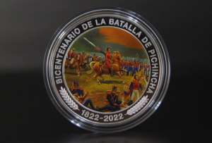 Sucre conmemorativo representa la gesta libertaria del Bicentenario de la Batalla del Pichincha