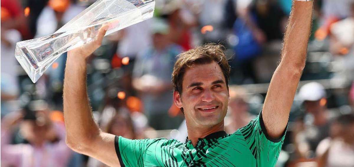 Federer, tres veces campe&oacute;n en Miami