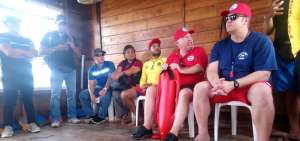 Antes de la entrega de implementos,&nbsp;Pa&uacute;l Dunning dio un taller dirigido a rescatistas.