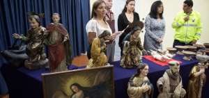 Piezas que ser&iacute;an del patrimonio cultural del pa&iacute;s fueron halladas en vivienda en Checa