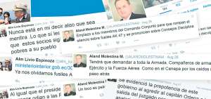 Exaltos oficiales incitan al ataque en redes sociales