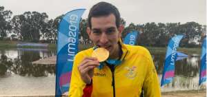 Enderica obtiene la medalla de oro en los 10km de aguas abiertas