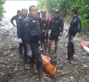 Los restos mortales de Luis Balladares fueron encontrados el viernes en Nanegal. Foto: Cortes&iacute;a de la Polic&iacute;a Nacional. 