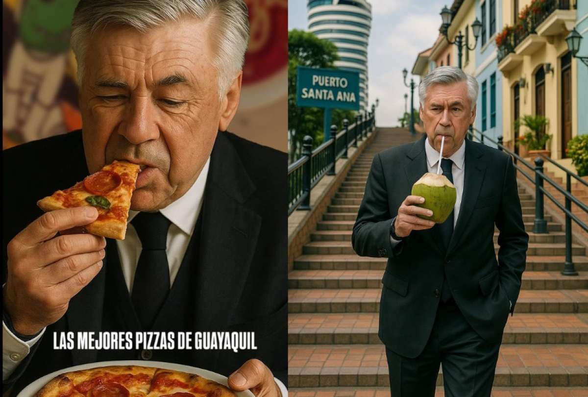 Carlo Ancelotti virtual visitante de Guayaquil