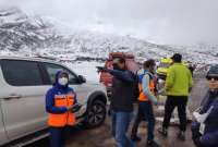 Avalancha en el nevado Chimborazo cobra la vida de una montañista