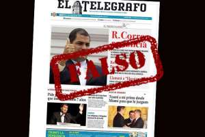 A NUESTROS LECTORES: En redes sociales difunden falsa portada de EL TEL&Eacute;GRAFO