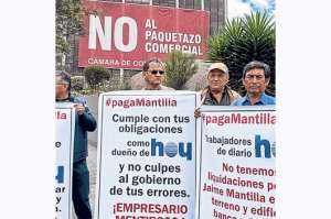 Los extrabajadores de diario HOY realizar&aacute;n plantones 2 veces a la semana