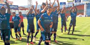 Olmedo es segundo en la tabla de posiciones del campeonato de la serie B del f&uacute;tbol ecuatoriano. Foto: Tomado de Andes