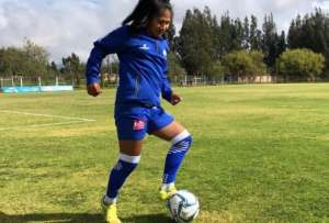 Jenny TII, la guerrera shuar del f&uacute;tbol ecuatoriano