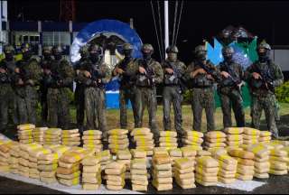 El operativo en Esmeraldas estuvo a cargo de personal de Fuerzas Armadas. 