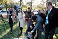 Memorial en honor a loso 517 periodistas asesinados en los últimos 25 años.