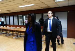 La fiscal Diana Salazar asistió a la diligencia.