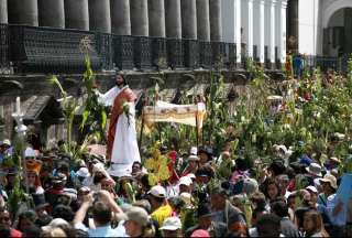 El centro de Quito estará cerrado por el Domingo de Ramos