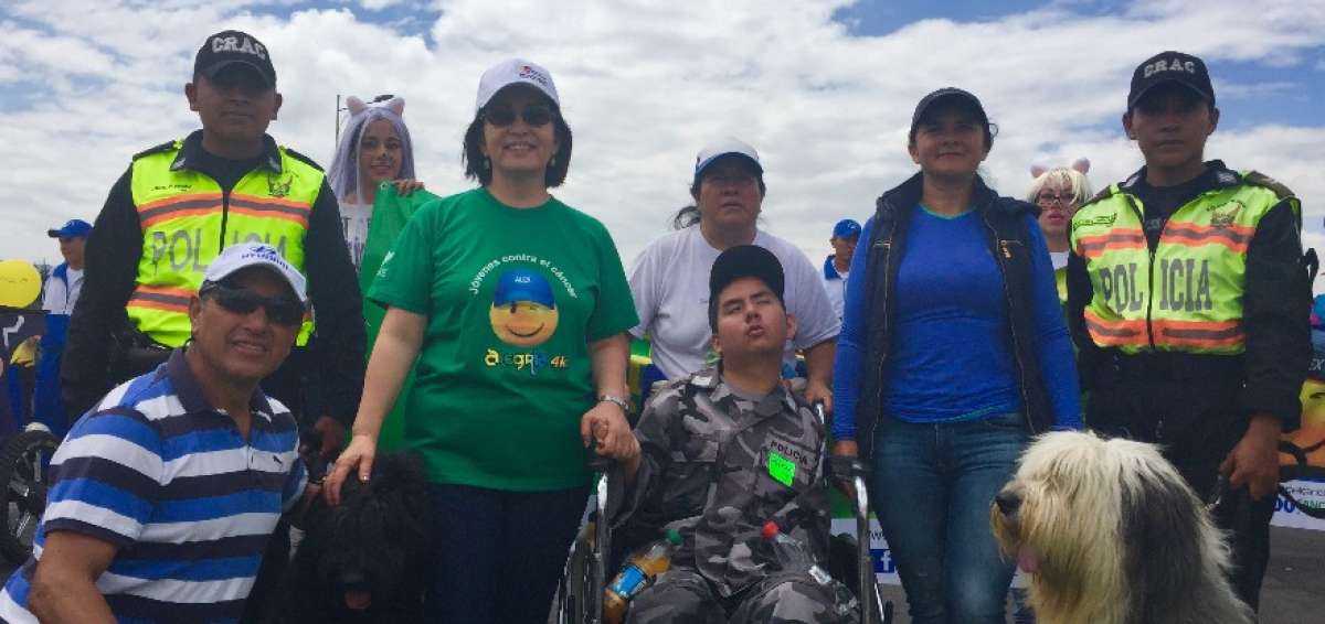 Guerreros de J&oacute;venes contra el C&aacute;ncer celebraron la vida y la uni&oacute;n en Quito