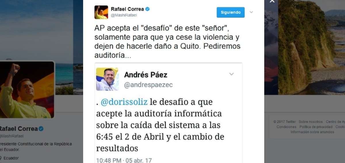 AP acepta nuevo reto de CREO: Pedir&aacute; auditor&iacute;a del sistema del CNE