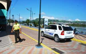 El Malec&oacute;n de Tachina en Esmeraldas es uno de los sitios tur&iacute;sticos vigilado por la Polic&iacute;a Nacional. Foto: Luis Freire / El Tel&eacute;grafo