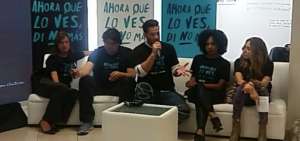 Artistas ecuatorianos impulsan la campa&ntilde;a. 