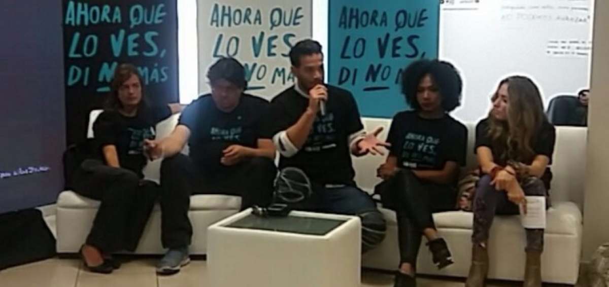 Artistas ecuatorianos impulsan la campa&ntilde;a. 