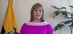 Sandra Argoty, titular de Planifica Ecuador, resalt&oacute; la iniciativa del Banco de Alimentos de Quito y el programa de aguas en Tungurahua.