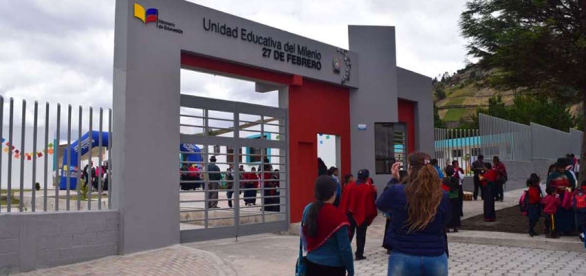 Escuela del Milenio fue inaugurada en Chimborazo