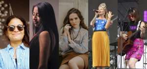 De izquierda a derecha: Alejandra Cervantes, Mariela Condo, Camila P&eacute;rez, Natalia Madrigal y Ceci Juno