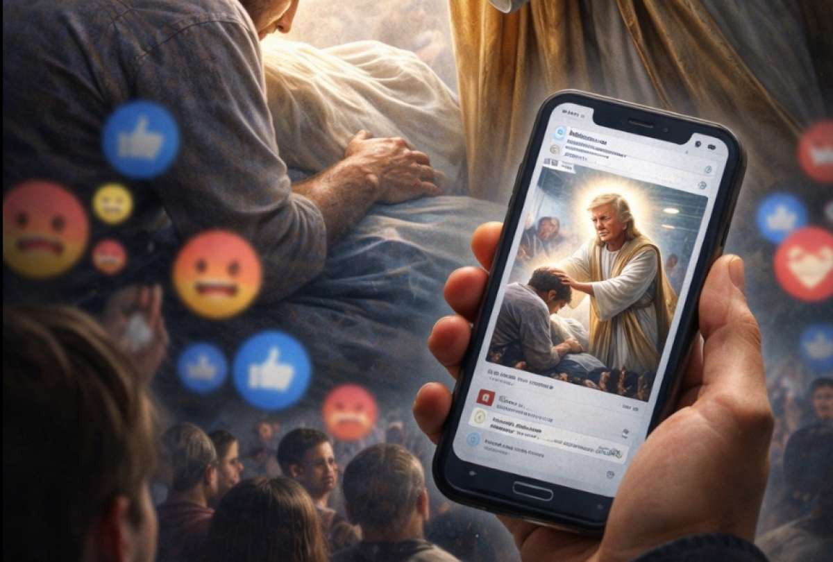 Donald Trump elimin&oacute; su publicaci&oacute;n sobre Jesucristo sanador.