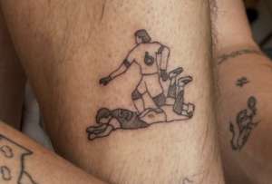Un hincha se tatu&oacute; el momento ic&oacute;nico de Piero Hincapi&eacute;.