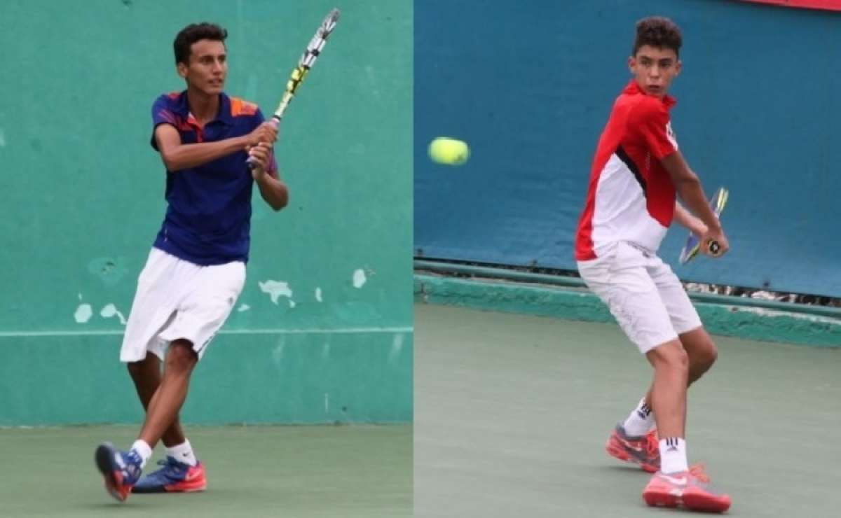 Geovanny Mendoza de Guayas (i) y Fabricio Tormen de Tungurahua (d) ganaron en el debut. Foto: Cortes&iacute;a FET