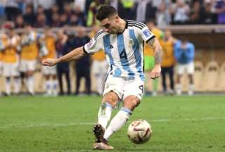 Así se vivió el último penal de la selección de Argentina