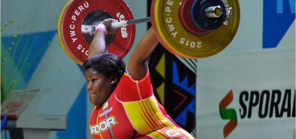 Liseth Ayov&iacute;, tercera en el Campeonato Mundial Juvenil de pesas en +90 kg
