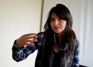 Maite Jim&eacute;nez fue una de las afortunadas fans de Metallica en ganarse el meet and greet para conocer a los integrantes de la banda. Foto: Miguel Jim&eacute;nez/EL TEL&Eacute;GRAFO