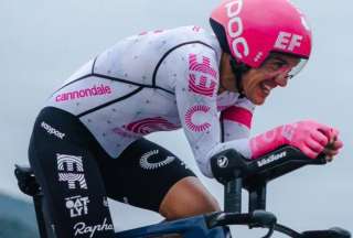 Richard Carapaz logró un triunfo en el Giro de Italia. 