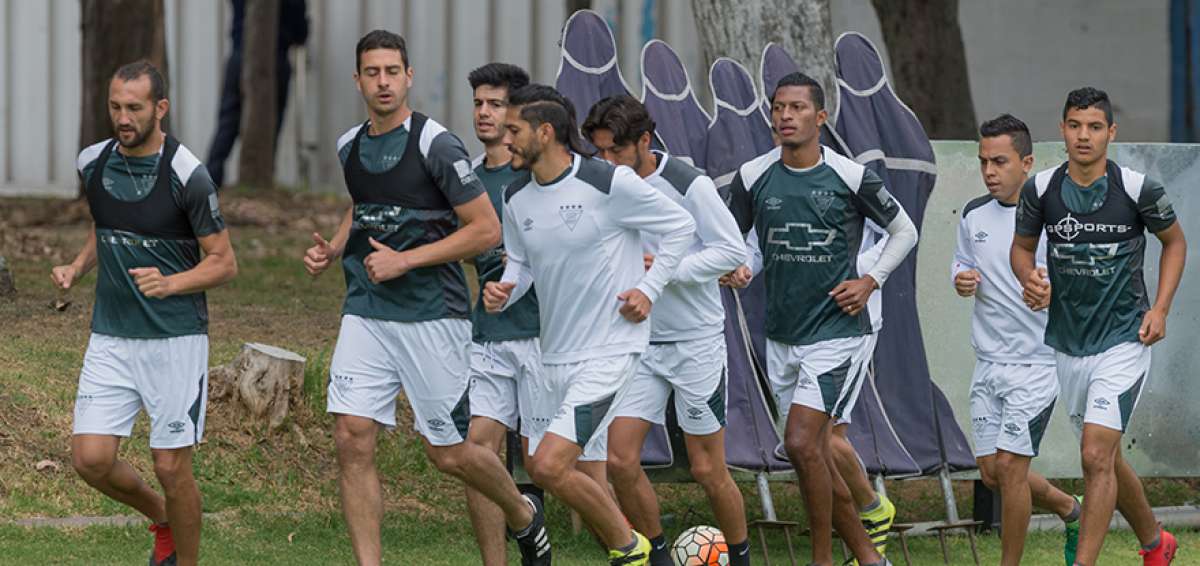 La plantilla de Liga de Quito se entren&oacute; con normalidad en el complejo de Pomasqui, previamente al partido. 