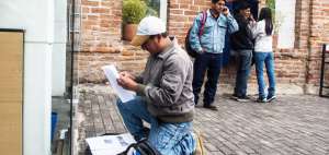 Ayer decenas de personas acudieron a Conquito en busca de trabajo. La mayor&iacute;a de consultados apuntaba a una plaza en la construcci&oacute;n del Metro de Quito.