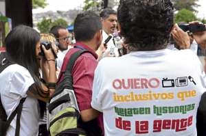 Uno de los objetivos de la campa&ntilde;a es la inclusi&oacute;n en los medios de comunicaci&oacute;n de los grupos considerados vulnerables. Foto: Carina Acosta / El Tel&eacute;grafo.