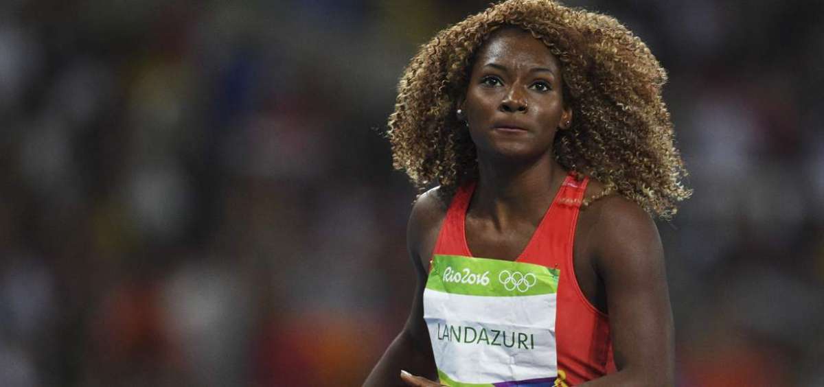 Marizol Land&aacute;zuri compiti&oacute; en la eliminatoria 2 de R&iacute;o.