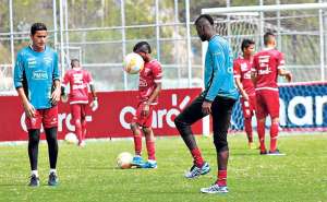 La escuadra Sub-17, dirigida por el t&eacute;cnico Xavier Rodr&iacute;guez, se entren&oacute; en la Casa de la Selecci&oacute;n antes de participar en el Campeonato Sudamericano.