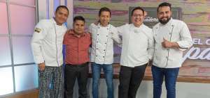 Cinco de los participantes del reality digital En las Puertas del Horno asistieron al evento, donde compartieron sus experiencias en su labor.