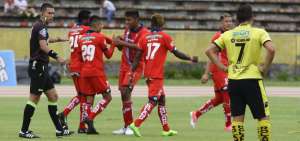 El Nacional escapa de las &uacute;ltimas posiciones con goleada ante Fuerza Amarilla