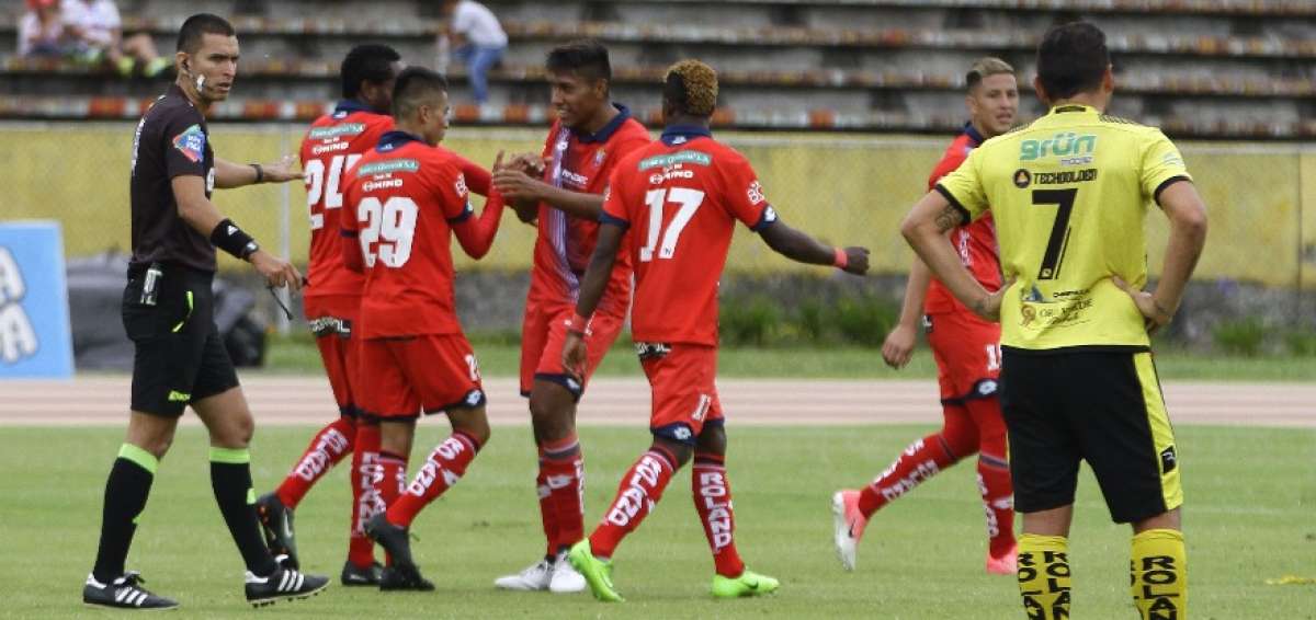 El Nacional escapa de las &uacute;ltimas posiciones con goleada ante Fuerza Amarilla