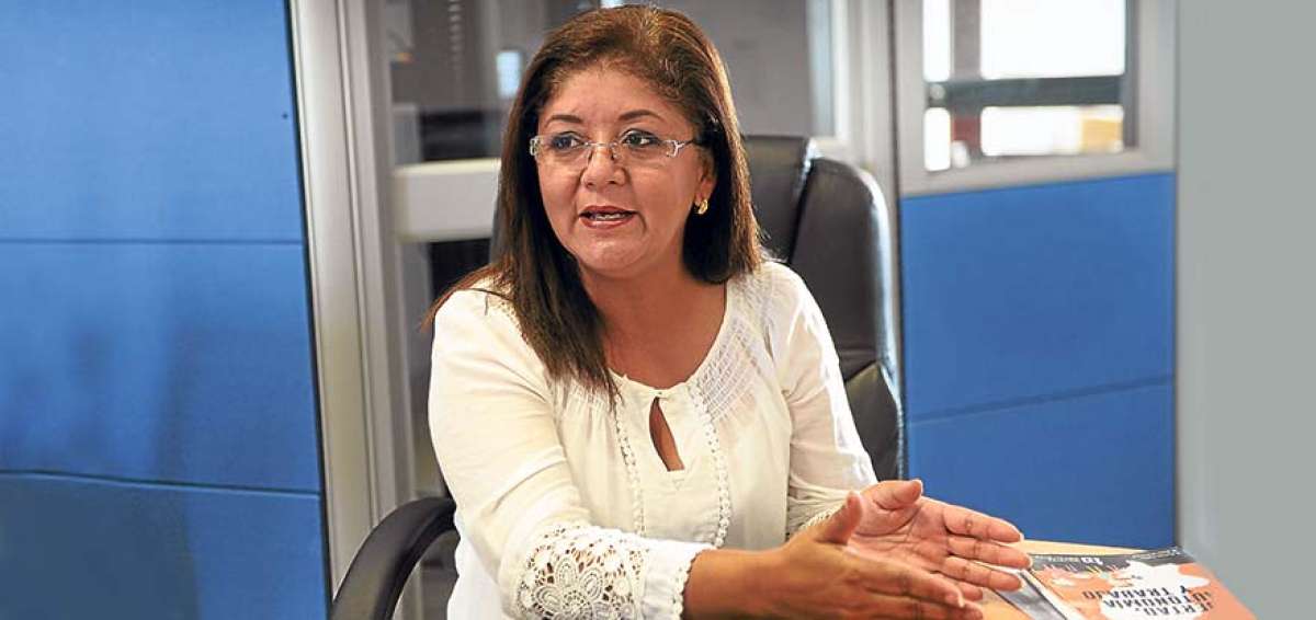 Glenda Saltos, candidata por Manab&iacute;.