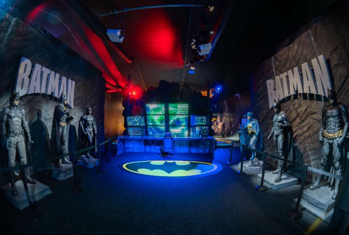 Batman cuenta con una sala en la que los visitantes pueden tomarse fotos. 
