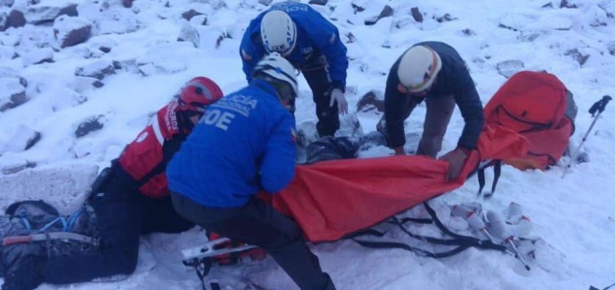 Gu&iacute;a de alta monta&ntilde;a falleci&oacute; por hipotermia en el Chimborazo