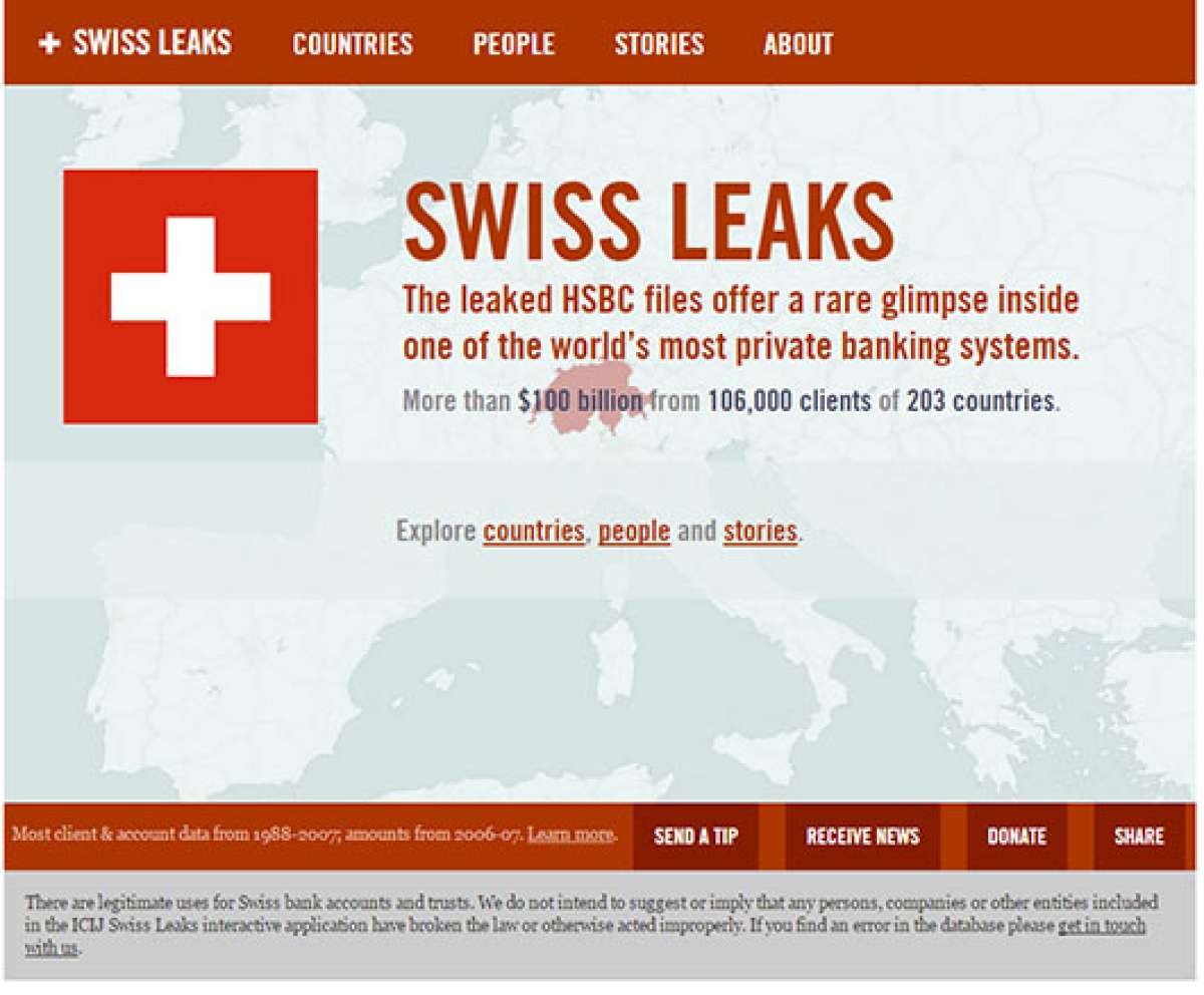 Los Swiss Leaks destapan a los millonarios del mundo 