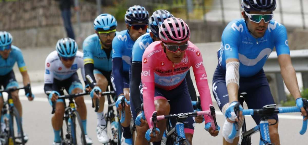 El espa&ntilde;ol Mikel Landa agradeci&oacute; a Carapaz por el apoyo en la etapa 20 del Giro de Italia.