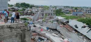 La localidad de Pedernales (Manab&iacute;) fue una de las m&aacute;s afectadas luego del terremoto. 