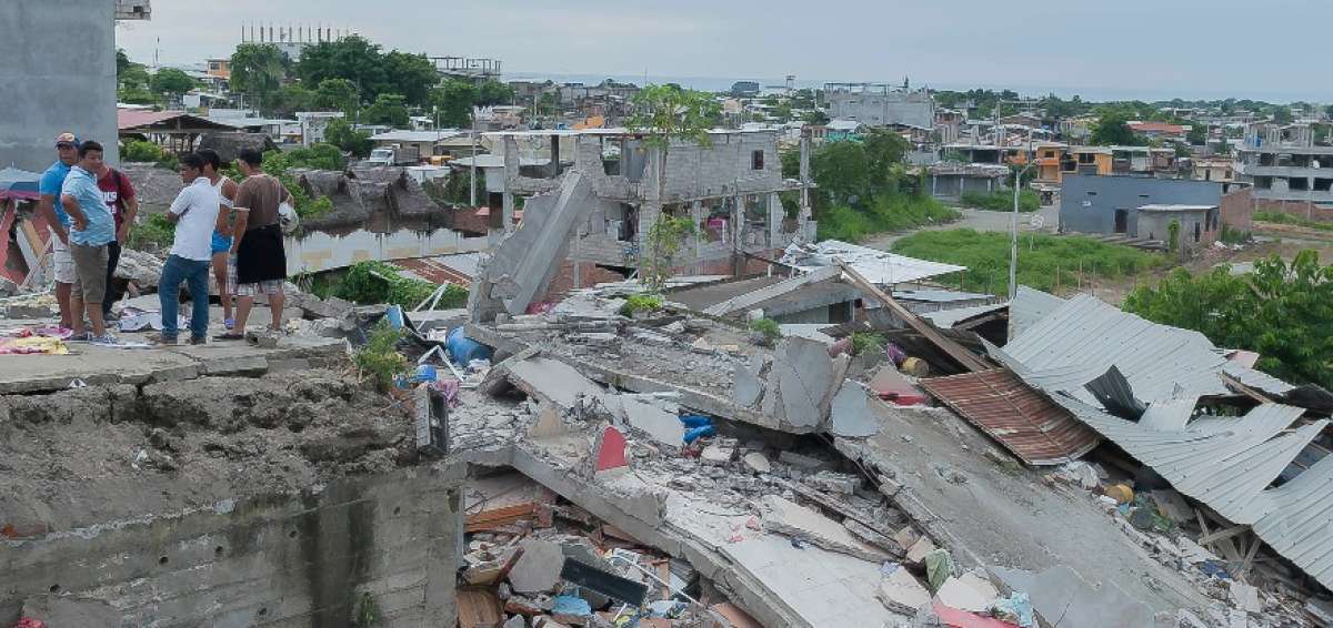 La localidad de Pedernales (Manab&iacute;) fue una de las m&aacute;s afectadas luego del terremoto. 